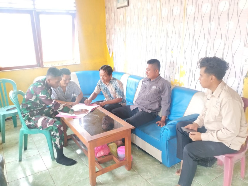 Komsos ke Warga Binaan, Babinsa Koramil 06/Kateman Ajak Jaga Kerukunan Antar Sesama