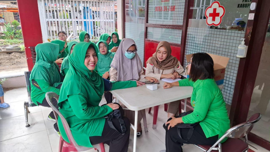 Donor Darah HUT ke-79 Persit Kartika Chandra Kirana di Inhil, Wujud Kepedulian Sosial