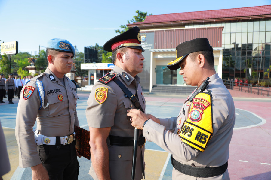 Iptu Sudarto Sihombing Resmi Jabat Kasat Intelkam Polres Inhil