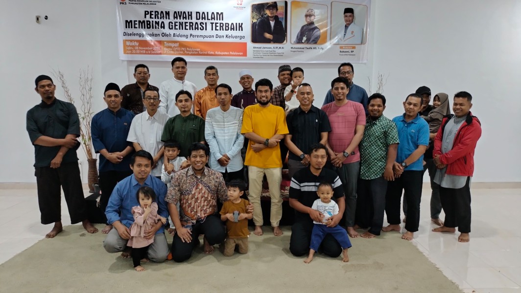 PKS Pelalawan Gelar Diskusi Penguatan Ayah: Keluarga Kuat, Peradaban Kuat