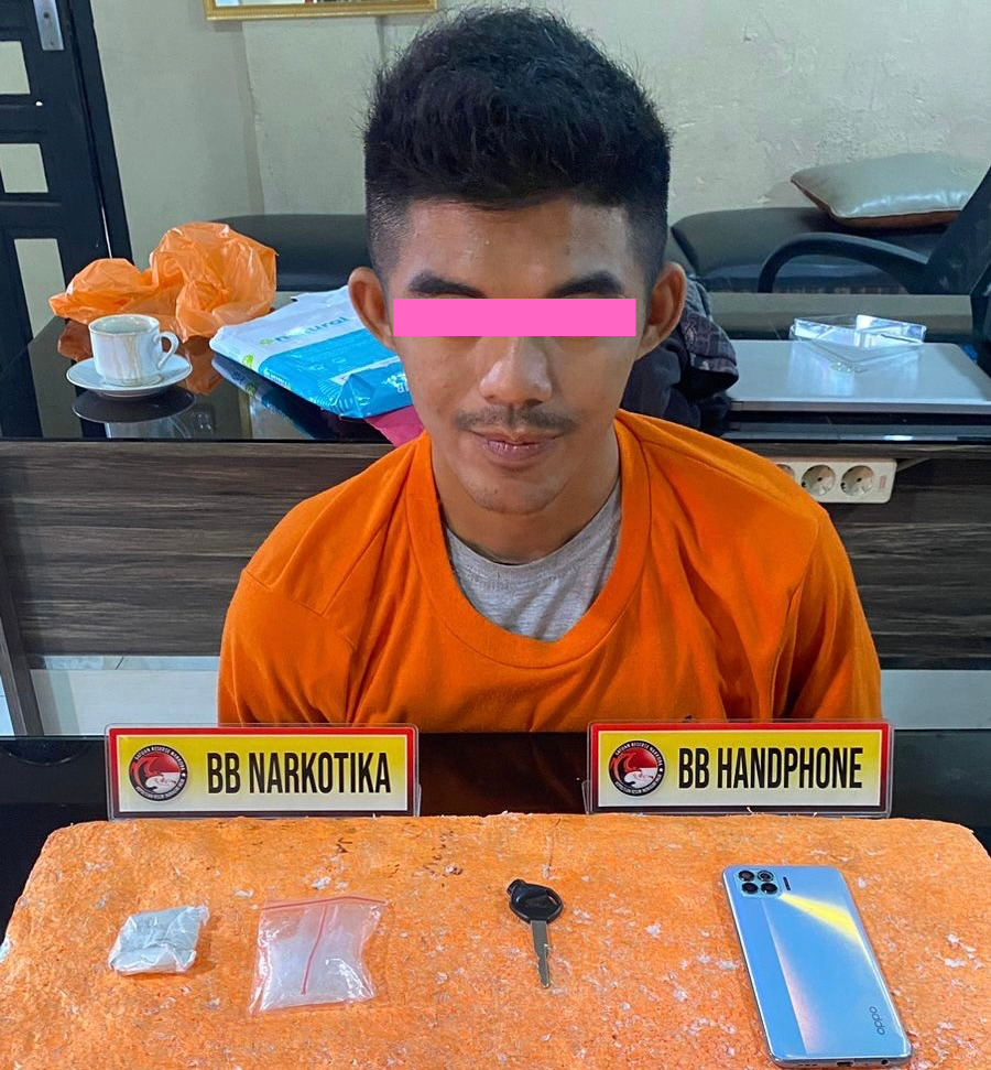 Tertangkap Basah! Pria Ini Kedapatan Bawa Sabu di Tempuling