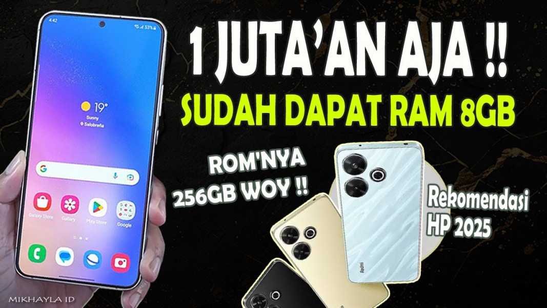WAJIB BELI! 8 HP RAM 8GB Sejutaan Terbaik 2025, Spek Mewah Harga Murah!