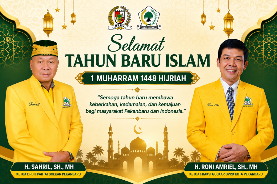 Sambut Tahun Baru Islam 1448 Hijriah, Roni Amriel Ajak Masyarakat Jadikan Momentum Hijrah untuk Perbaikan Diri