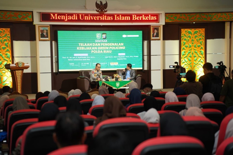 UIR Jadi Tuan Rumah Seminar Telaah dan Pengenalan Kebijakan Green Policing Polda Riau