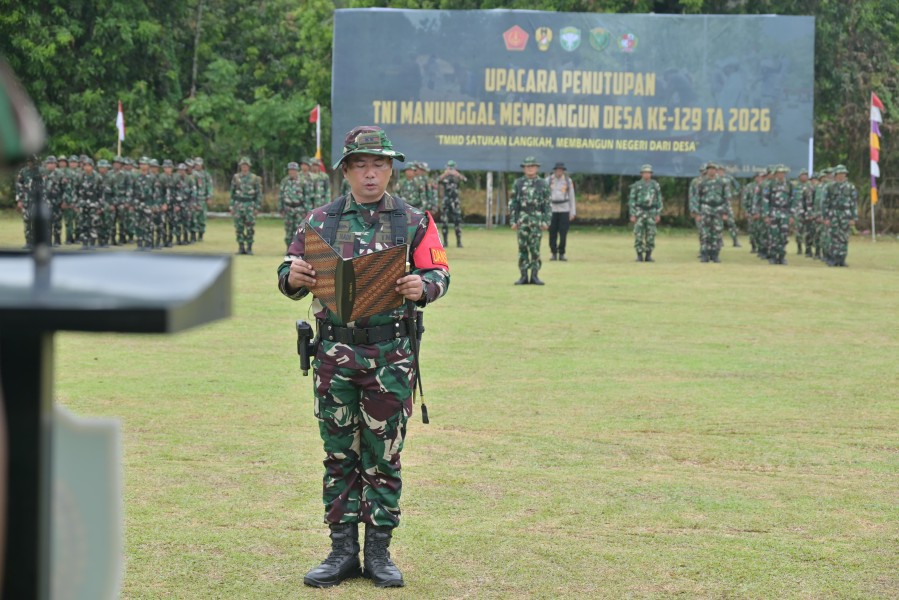 TMMD ke-129 Kodim 0102/Pidie Resmi Ditutup, Sinergi TNI dan Rakyat Dorong Kemandirian Desa