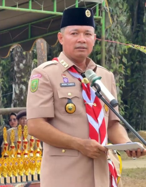 Wabup Pelalawan Pimpin Upacara Hari Pramuka ke-64, Ajak Generasi Muda Jadi Pelopor Persatuan
