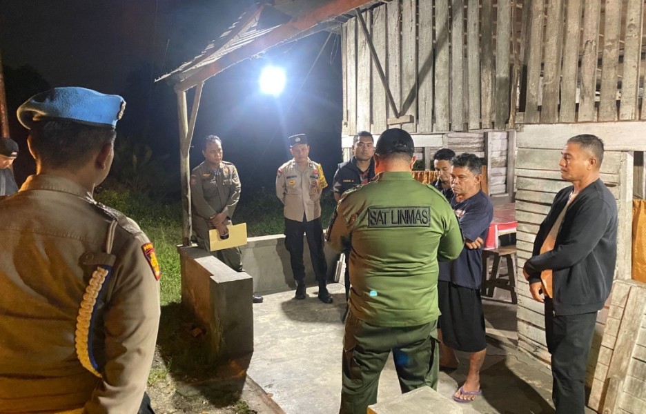 Forkopimcam Bandar Seikijang Gencarkan Patroli  Warung Penyedia Miras