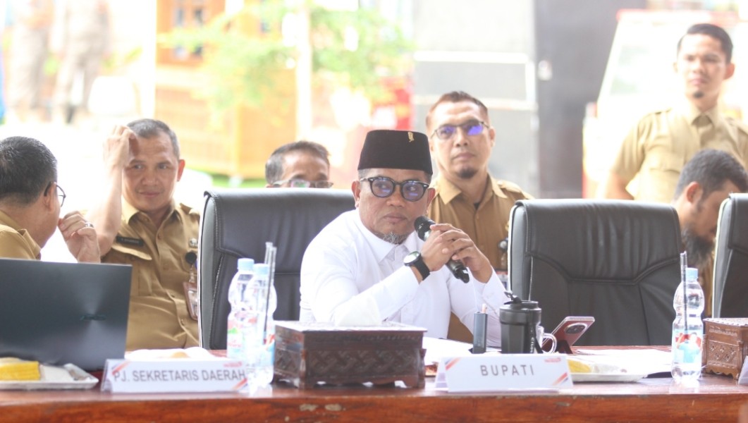 Pemkab Pelalawan Gelar Rakor Pembahasan Teknis Program Prioritas RPJMD 2025–2029