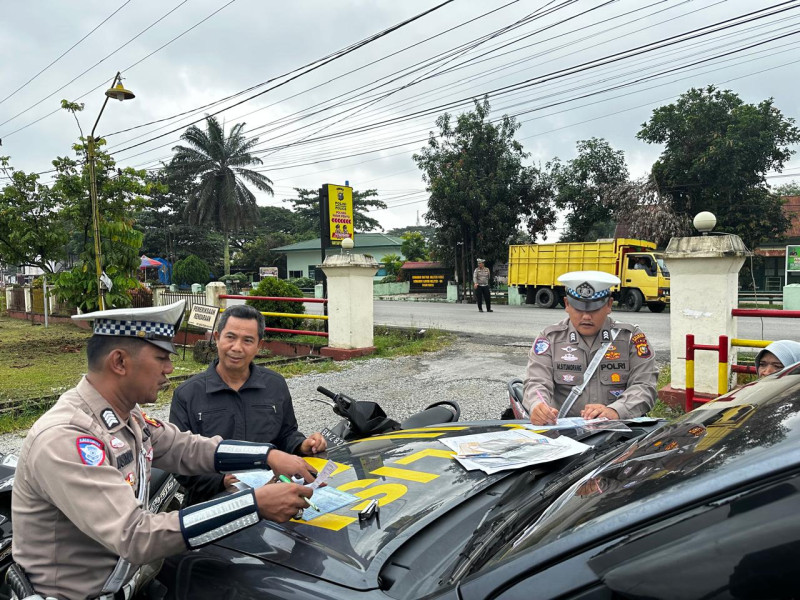 Operasi Keselamatan LK 2025 Berakhir, Ribuan Warga Inhu Lakukan Pelanggaran Lalin