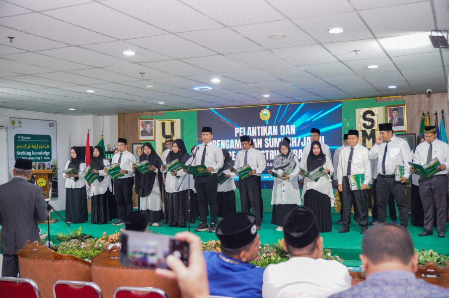 Mutasi dan Promosi Jabatan, UMRI Lantik 31 Pejabat Struktural