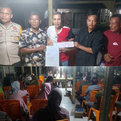 Dana Kehidupan Sungai Ara Dibagi Transparan, Warga Puas