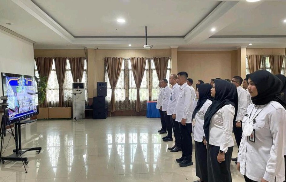 Imigrasi Pekanbaru Ikuti Apel Bersama dan Halal Bihalal di Lingkungan Kemenko Bidang Hukum, Ham, dan Pemasyarakatan dan Imigrasi