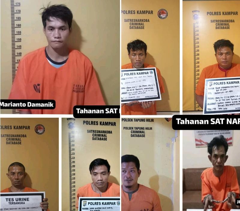 11 Tahanan Sel Polres Kampar Kabur