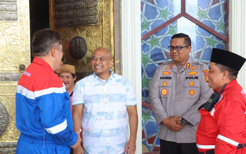 Isra Mikraj 1446 H, Wakapolda Riau Kunjungi Dumai Islamic Center