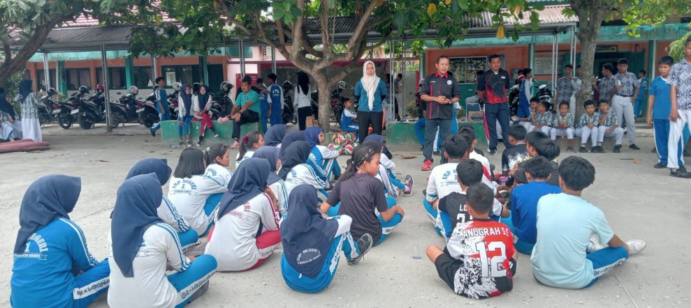 PBVSI Pelalawan Gerakkan Pencarian Bakat Muda, Sasar SMP dan MTsN Se-Kecamatan