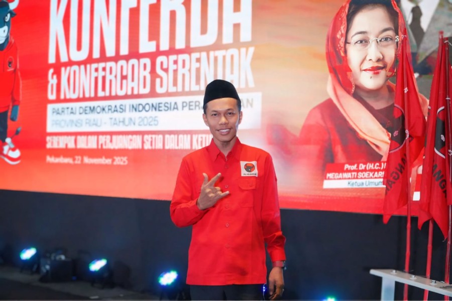 Andi Darma Taufik Terpilih Sebagai Ketua DPC PDI Perjuangan Inhil