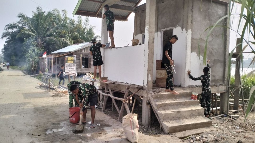 Hadirkan Fasilitas Sehat Bagi Siswa dan warga, Pembangunan MCK SD 013 Pangkalan Terap Segera Siap Digunakan