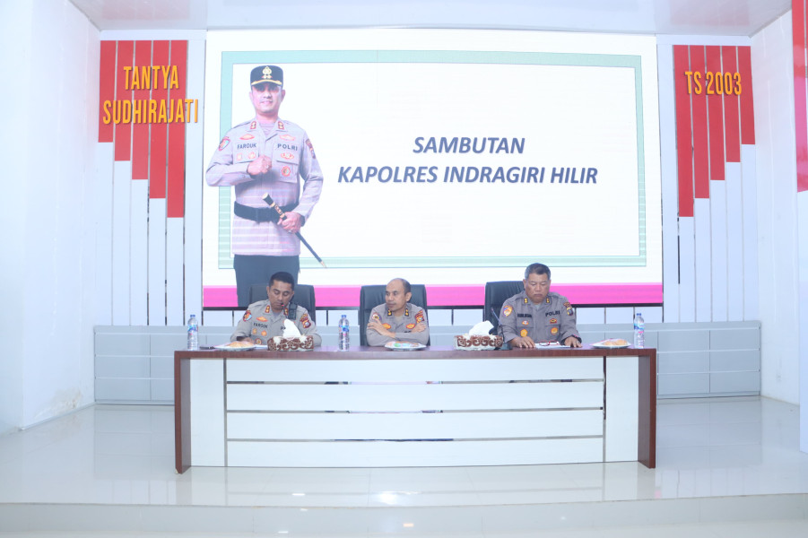 Kapolres Tekankan Komitmen Personel Polres Inhil Menuju WBK dan WBBM