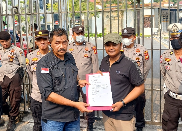 Mahasiswa Rohul Demo di Kejati Riau, Sorot Penggunaan dan Transparansi Anggaran Desa Cipang Kiri Hulu