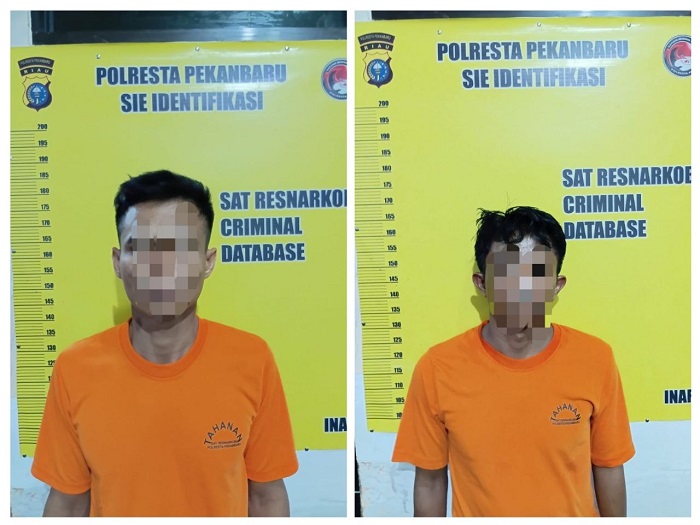 Sabu Siap Edar di Pinggir Jalan, Dua Pengedar di Pekanbaru Diringkus, Satu Sempat Buron