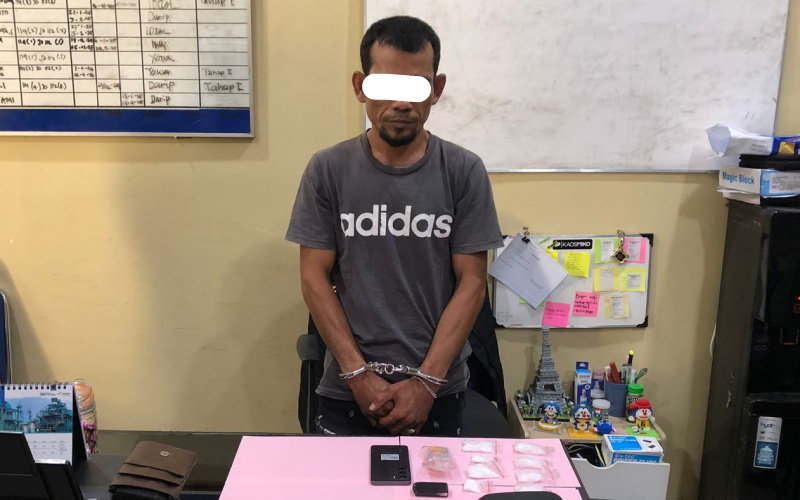 Hasil Pengembangan, Polres Dumai Tangkap JA (39) Pengedar Sabu dan Pil Ekstasi