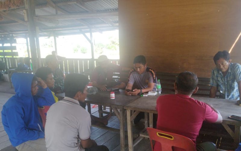 Patroli Cegah Karhutla oleh Babinsa Koramil 03 Sei Sembilan