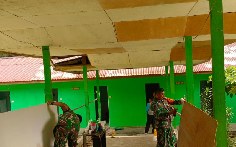 Koramil 02 Karya Bakti di Panti Asuhan Takdir Illahi