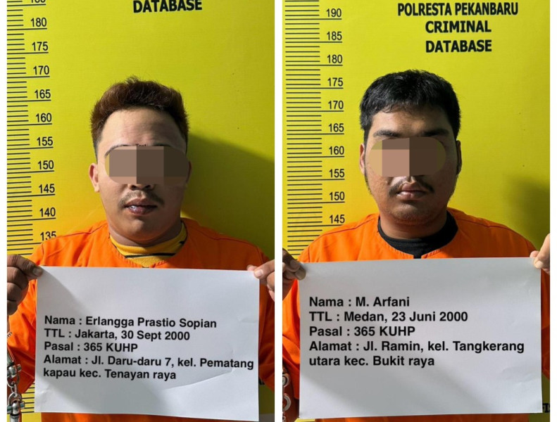 Pelaku Jambret di Pekanbaru Ditangkap, Ternyata Terlibat Kasus Lain di Desember