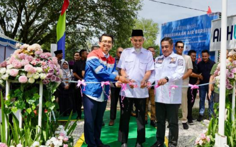 PDAM Tirta Dumai Bersemai Resmi Pasok Kebutuhan Air Bersih PT KPI Unit II