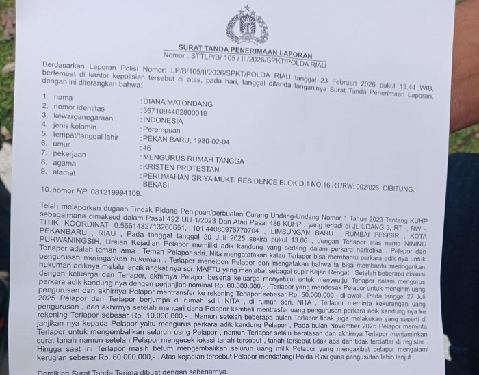 Kedok Orang Dalam Jaksa, Makelar Kasus di Pekanbaru Tipu Teman Sendiri Rp60 Juta