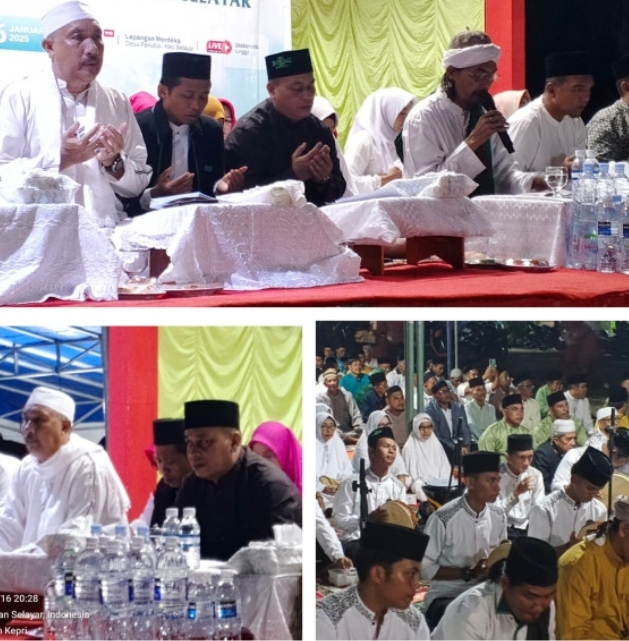 Pemkab Lingga Gelar Shalawat dan Doa Bersama