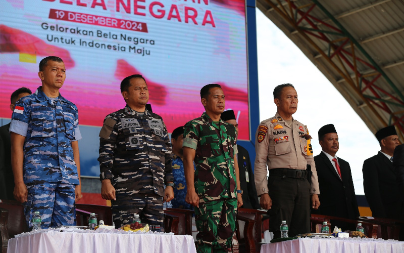 Berlangsung Khidmat, Dandim Dumai Ikuti Upacara Peringatan Hari Bela Negara Ke 76