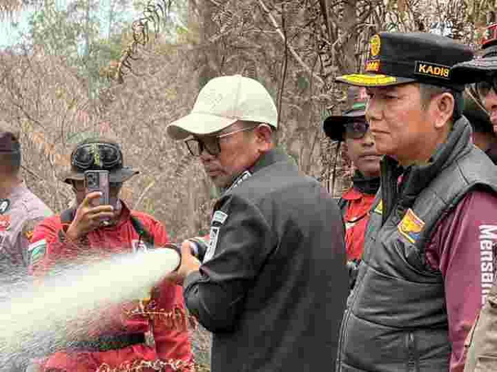 Bupati Zukri Pastikan Sinergitas Pemkab, TNI, dan Polri Jadi Garda Terdepan Pengendalian Karhutla Pelalawan