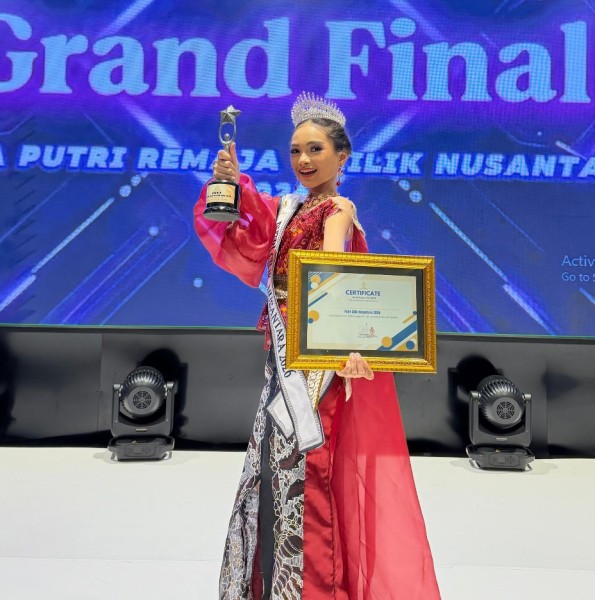Harumkan Nama Riau, Khinara Fildzah Juara Nasional Putri Cilik Nusantara 2026