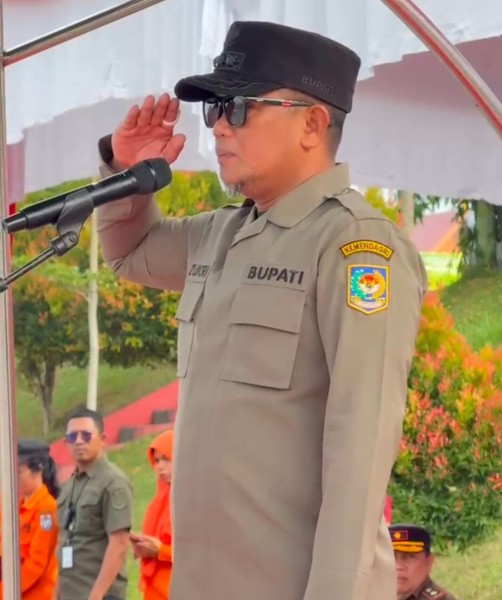 Bupati Pelalawan Pimpin Apel Siaga Karhutla Tahun 2025