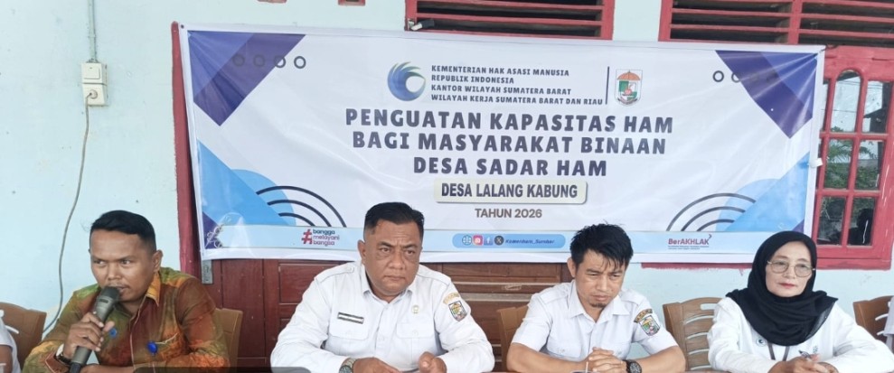 Desa Sadar HAM Lalang Kabung Perkuat Pemahaman Hak Asasi Masyarakat