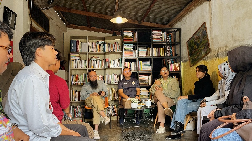 Kotak Baca Perpustakaan Independen di Pekanbaru Gelar Sharing Session Tentang Literasi