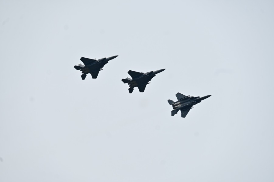 Flight Tempur F-15 USAF Tiba di Pekanbaru, Tandai Dimulainya Latihan Cope West 2025