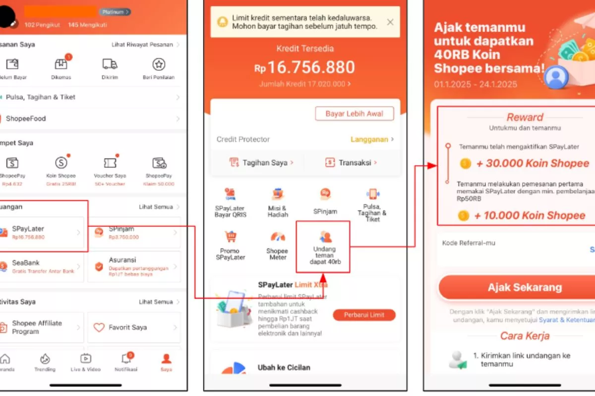 Menu SPayLater Hilang? Ini Cara Memunculkannya dengan Cepat! 