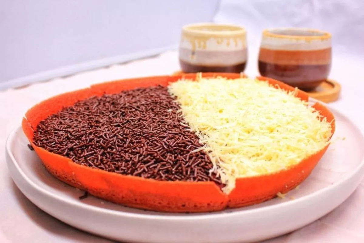 Resep Martabak Manis Teflon Red Velvet Pandan Takaran Sendok 