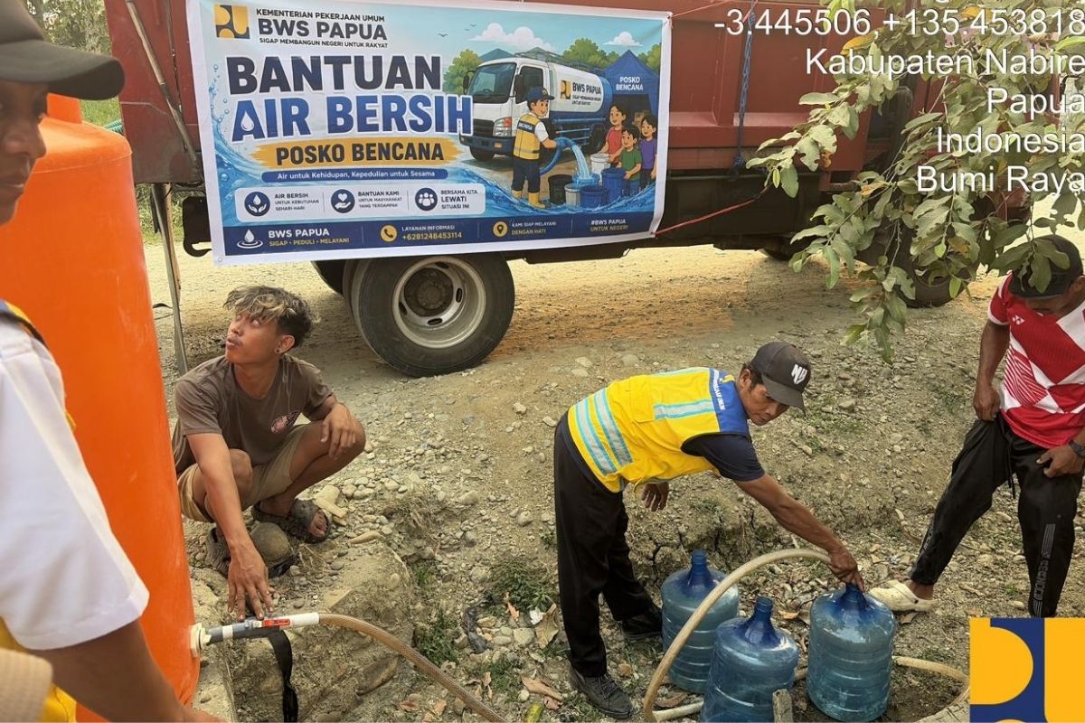 Menteri PU Dody Hanggodo Pastikan Layanan Air Bersih Terjaga di Nabire