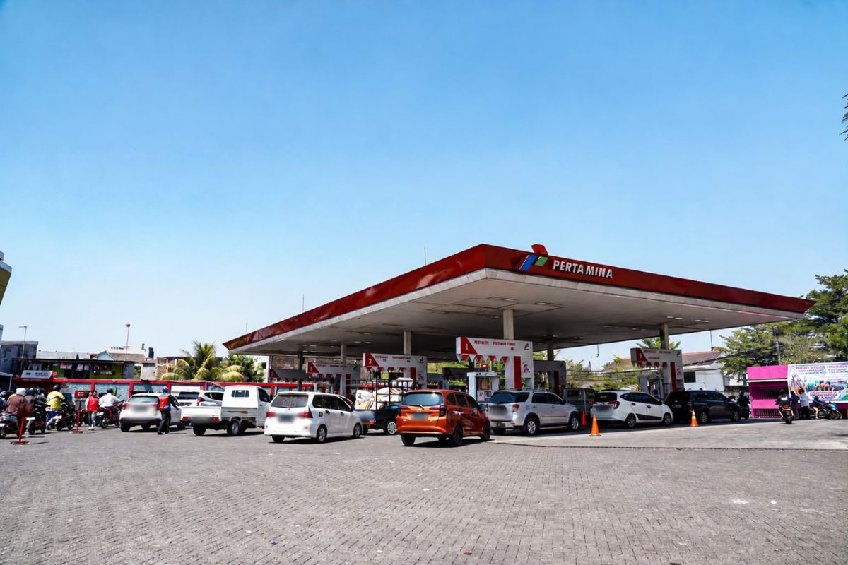 Antrean SPBU Makassar Melandai Per 13 September
