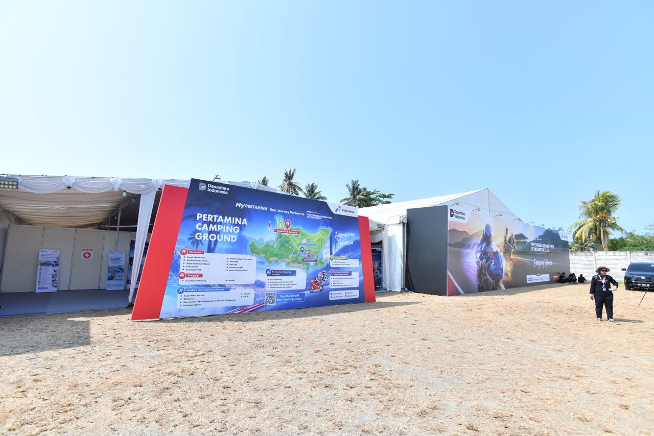 Pertamina Buka Camping Ground Pertama di Sirkuit Mandalika