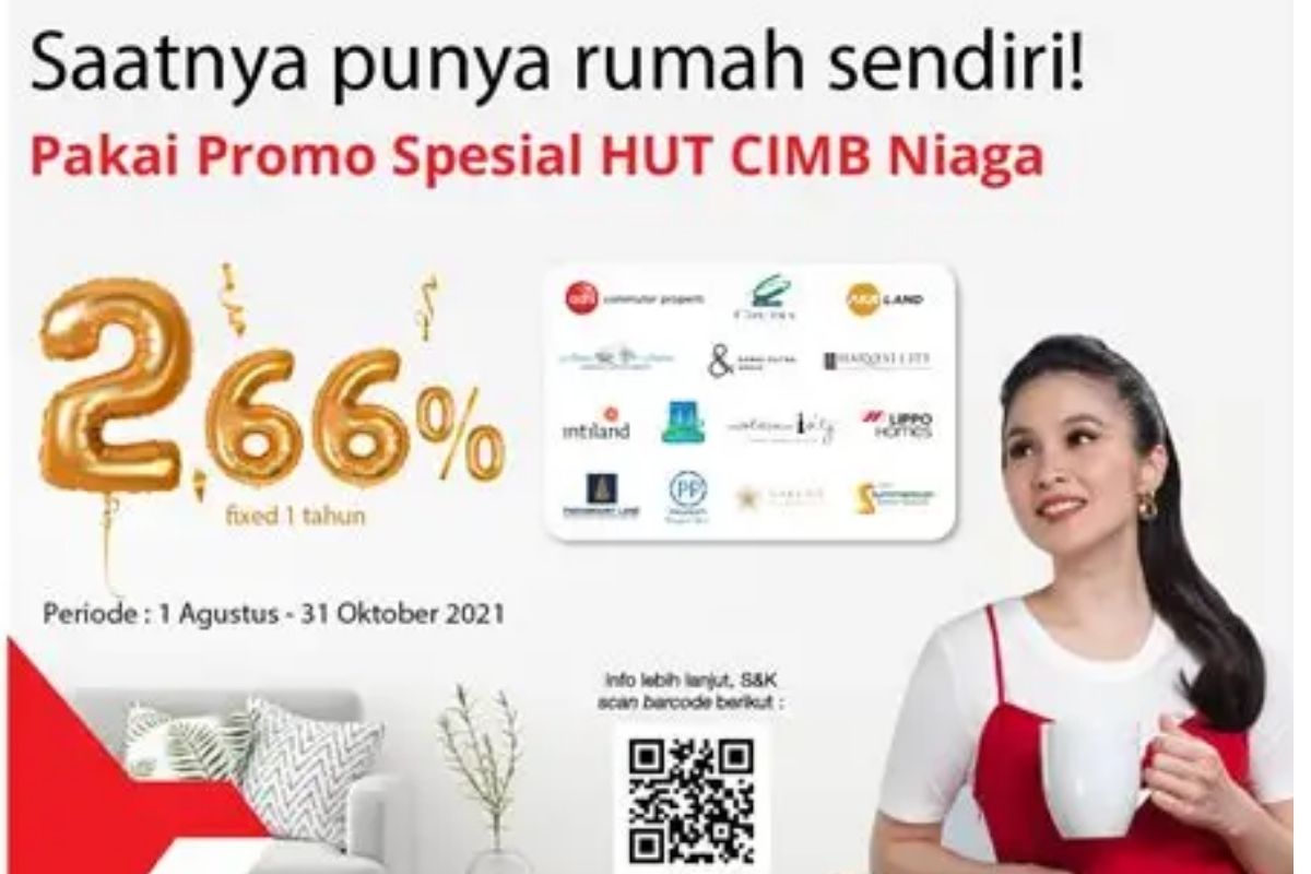 Ini Daftar Suku Bunga KPR CIMB Niaga 2026